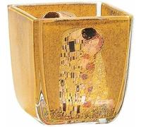 Goebel Il Bacio, Gustav Klimt, Porta Lumini, Vetro, 66994419 13 x 11.4 x 11 cm