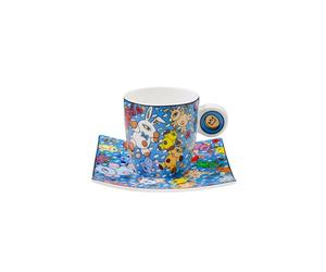 Goebel Mauro Bergonzoli - Tazza da caffè Magic Bunny Explosion