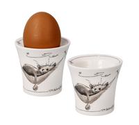 Goebel Peter Schnellhardt Portauova MITTAGSPÄUSCHEN Altezza 6Cm Porcellana