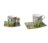 Goebel Pop Art James Rizzi Tazza Da Caffè E Tazza Dell'Artista DESERT LIFE