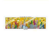 Goebel Porcellana Magnettafel My NY City Sunset 75 X 25 Cm James Rizzi