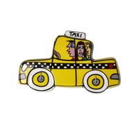 Goebel Porcellana Portachiavi Yellow Cab 13,5 Cm James Rizzi