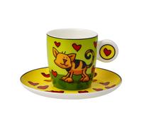 Goebel Love Cat - Tazza da caffè Ed Heck Pop Art