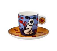 GOEBEL Porcellana Tazza per Espresso Love Cane 100 ML Capacità Ed Heck