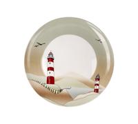 Goebel Scandic Home Piatto Da Colazione LIGHTHOUSE Faro D. 23Cm Porcellana