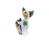 Goebel Scultura a forma di gatto in porcellana, multicolore, da 8 cm