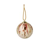 Goebel Sfera, Porcellana, Oro/Bianco, 7,5x7,5x7,5 cm