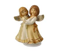 Goebel Statuetta a forma di angelo, allegro Natale, champagne