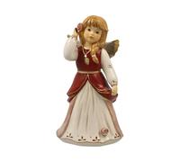 Goebel Statuetta a forma di angelo intonacata per la festa - Bordeaux Himmelsboten Natale