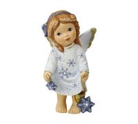 Goebel Statuetta di angelo magico invernale - Angelo invernale Nina & Marco