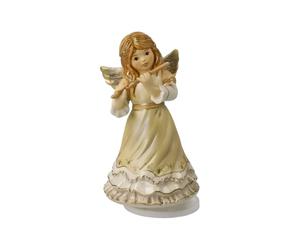 Goebel Statuetta di angelo Silenzio Notte Champagne - Messaggeri di Natale