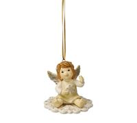 Goebel Statuetta di angelo sulla strada verso la terra - Champagne Messaggeri del cielo Natale