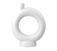 Goebel Studio 8 - Vaso ad anello Georgina, in porcellana, 26 cm, design moderno, con forma ad anello, elegante vaso di fiori per la casa