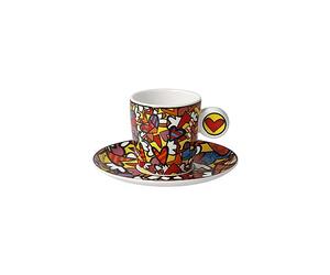 Goebel Tazza da caffè All we need is Love in Fine Bone China, Colore: Multicolore, Dimensioni: 12 x 12 x 7 cm, 66-452-88-1