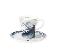 Goebel Tazza da caffè da collezione L'onda II di Katsushika Hokusai in Fine Bone China, 0,1 l, 67-011-81-1