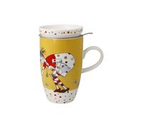 Goebel Tazza da tè con coperchio e colino Piccole cose Barbara Freundlieb