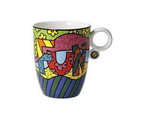 Goebel Tazze artistiche Fun in Fine Bone Cina, Colore: Multicolore, Dimensioni: 9,5 x 13 x 11 cm, 66-452-82-1