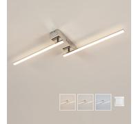Goeco 16W 1800LM Plafoniera LED Soffitto Moderna Dimmerabile con Telecomando 3000-6500K, Ruotabile 350° Lampada da Soffitto per Camera da Letto Sala Cucina