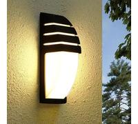 Goeco Applique da Parete Esterno LED 12W 1300LM 3000K IP65, Nero
