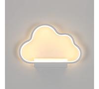 Goeco Applique da Parete Interno 20W 1800LM 3000K Nuvola, Bianco