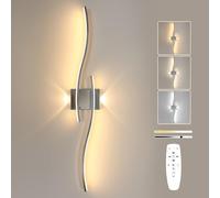 Goeco Applique da Parete Interno Dimmerabile 89CM 29W 3250LM Cromata