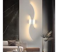 Goeco Applique da Parete Interno LED 80CM 27W 3000LM 3000K, Bianco