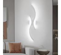 Goeco Applique da Parete Interno LED 80CM 27W 3000LM 6500K, Bianco