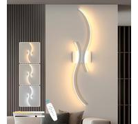 Goeco Applique LED da Parete LED con Telecomando, 32W 80CM, Bianco