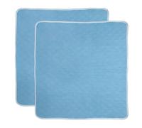 GOEDCH 2 pezzi per incontinenza lavabile: 86 x 91 cm, materiale in tessuto impermeabile, funzione di protezione riutilizzabile, per incontinenza, per anziani e cura dei bambini