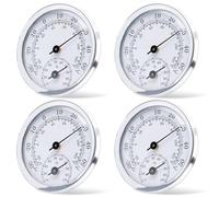 GOEDCH 4 termoigrometro: termometro igrometro interno analogico, termometro da camera e misuratore di umidità dell'aria, termometro analogico di precisione per il controllo del clima della stanza
