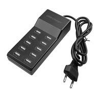 GOEDCH Caricatore USB multiuso: USB-A US B stazione di ricarica multipli, 5V/10A 50W US B caricatore 10 porte Multi US B alimentatore di rete per iPhone 15/14/13/12 Pro Max iPad Samsung Galaxy S23/S22