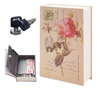 GOEDCH Dizionario cassaforte nascosto: 24 x 15,5 x 5,5 cm scatola segreta cassaforte, dizionario scomparto nascosto, variante chiave, luogo di archiviazione sicuro per denaro, documenti e gioielli