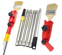 GOEDCH Estensione del Pennello Multi-Angolo: Estensore per Pennelli da Pittura, Supporto per Rullo di Vernice Retrattile Multi-Angolo Regolabile con Pennello per Pareti Alte e Soffitti