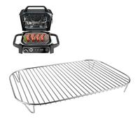 GOEDCH Friggitrice Griglia Forno: 1 Pezzi Griglia Doppio Strato, Accessori Friggitrice ad Aria, Acciaio Inossidabile Supporto, Picnic Accessori per Ninja OG701 OG751 Woodfire 7 in 1 Grill