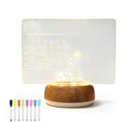 GOEDCH LED Lampada Creativa: Luce a 16 Colori Lampada Notturna Neonato Telecomando con penna, Orientabile Luce Notturna Ppersonalizzata di Natale Anniversario Matrimonio Fidanzata Coppia