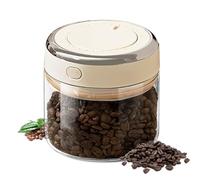 GOEDCH Scatola da caffè ermetica 500 ml: contenitore di conservazione per caffè, barattolo con coperchio sottovuoto, scatola per cereali di ca fata con valvola di scarico e indicatore della data per