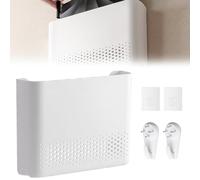 GOEDCH Scatola di immagazzinaggio del router WiFi: scatola del router, supporto del router wireless ABS, scatola di immagazzinaggio a parete, scatola di immagazzinaggio WiFi da parete, scatola di