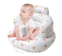 GOEDCH Seggiolino gonfiabile per bambini da 3 a 36 mesi: sedile gonfiabile portatile con pompa integrata, sedia gonfiabile per bambini con supporto per il collo, supporto per il seggiolino per bambini