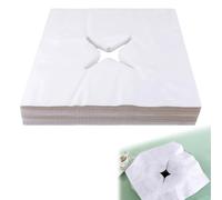 GOEDCH - Set di 200 salviettine per il naso: 40 x 30 cm, per lettino da massaggio, fazzoletti da naso in tessuto non tessuto, serie igienica professionale con scollo a X anatomico per massaggi