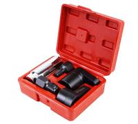 GOEDCH Set di Chiavi per Dadi per Sonde Lambda: Set di 5 Bussole per Sonde di Ossigeno, Set di Riparazione Filettature, Inserto per Utensile per Sonde Lambda con Attacco da 1/2" a 3/8"