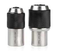 GOEDCH Set di maschi filettati regolabili da 2 pezzi, adattatore quadrato di azionamento 3/8, inserti per chiavi a bussola con mascella regolabile 6-1/4 in 1/4-1/2 in per M3-M6 M8-M12 Taper