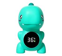 GOEDCH Termometro da bagno per neonati: termometro digitale in plastica, indicatore di temperatura a LED con allarme visivo, giocattolo da bagno galleggiante, termometro per bagno e bagno