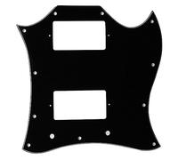 Göldo Pickguard Double Cut, 3-ply black - Battipenna