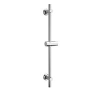 Görbach Colonna Doccia Asta Doccia 70cm in Acciaio Inox, Set Asta Doccia Saliscendi con Supporto Soffione Regolabile Cromo