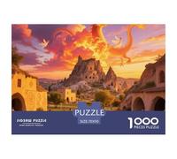 Göreme National Park 1000 Pezzi Puzzle Idea Regalo Per Lei O Lui Building Per Adulti E Bambini Dai 14 Qualità Premium Sfide Extra Divertenti Intrattenimento Creativo 70x50cm/1000pcs