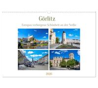 Görlitz - Europas verborgene Schönheit an der Neiße (Wandkalender 2026 DIN A3 quer), CALVENDO Monatskalender: Görlitz - Geschichte in jedem Blick