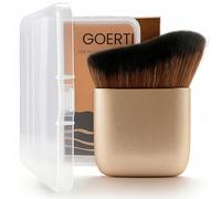 GOERTI Pennello kabuki autoabbronzante per viso, gambe e corpo, pennello vegano per il trucco del corpo, per mousse abbronzante, bronzer, shimmer, lozione, fondotinta, applicatore abbronzante senza
