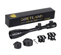 Goetland 6-24x50 AOEG Cannocchiale da puntamento rosso e verde Telemetro Mil-Dot illuminato da caccia tattico con supporti