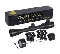 Goetland Cannocchiale da puntamento 3-9x40 EG Caccia tattica illuminata telescopica rossa e verde con supporti gratuiti