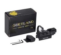 Goetland Cannocchiale da puntamento a pistola Mirino reflex rosso e verde con 4 reticoli